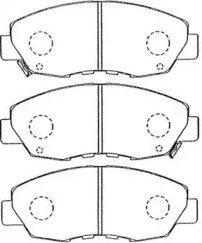 Комплект тормозных колодок AISIN C1N035